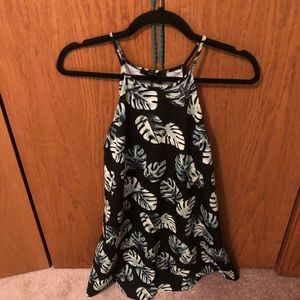 Forever 21 Leaf Print Dress